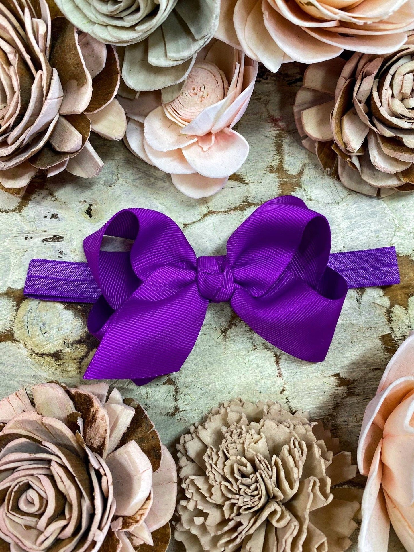 Hair Bow Essential Grosgrain - Headband - 4"