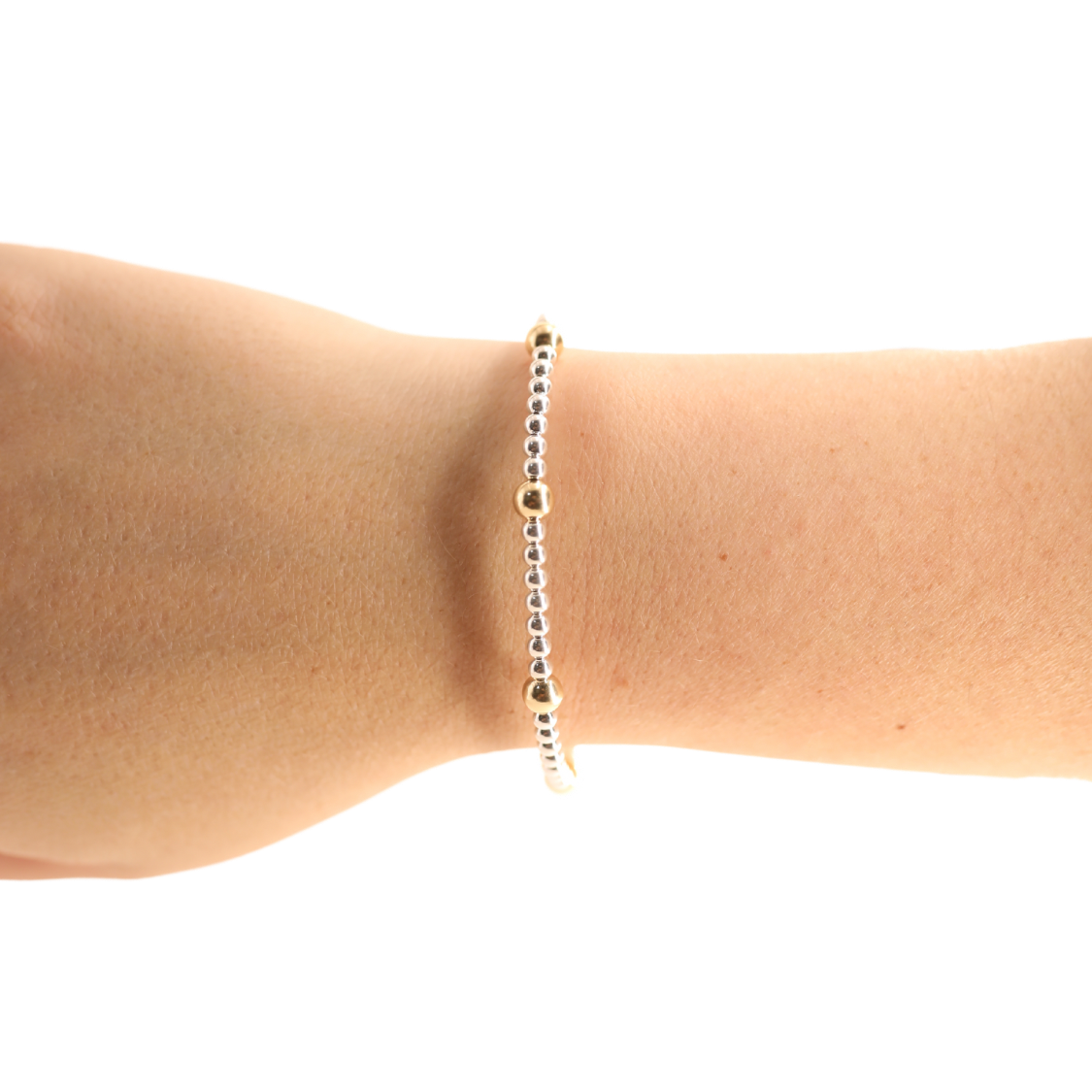 Olive Bracelet Silver with Gold