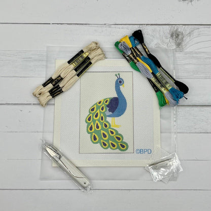 Needlepoint Kit Peacock Design