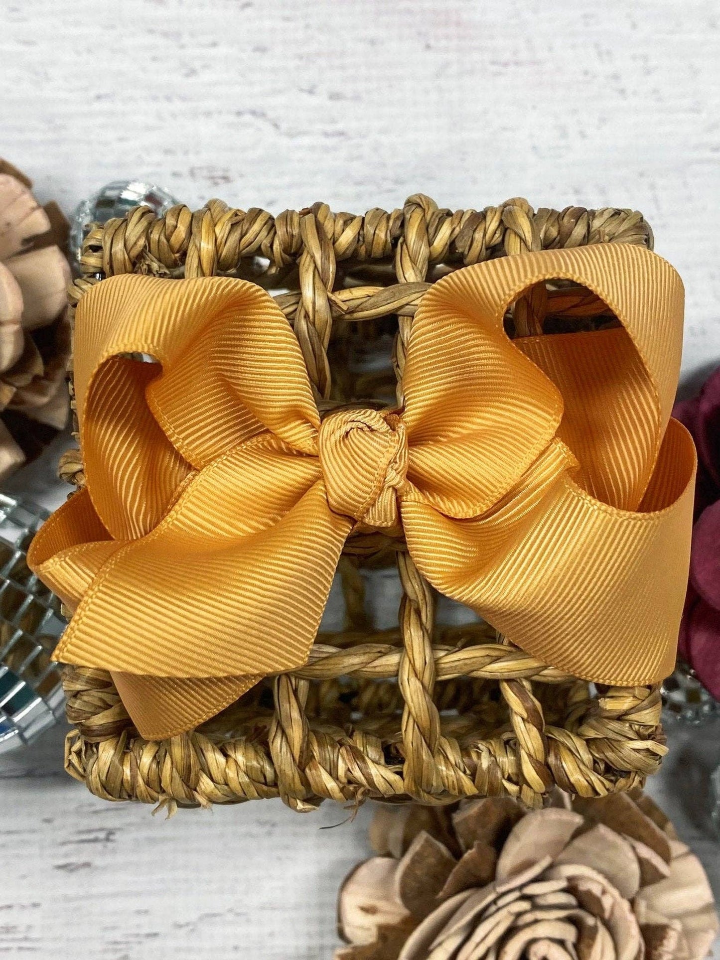 Hair Bow Essential Grosgrain Alligator Clip 4"