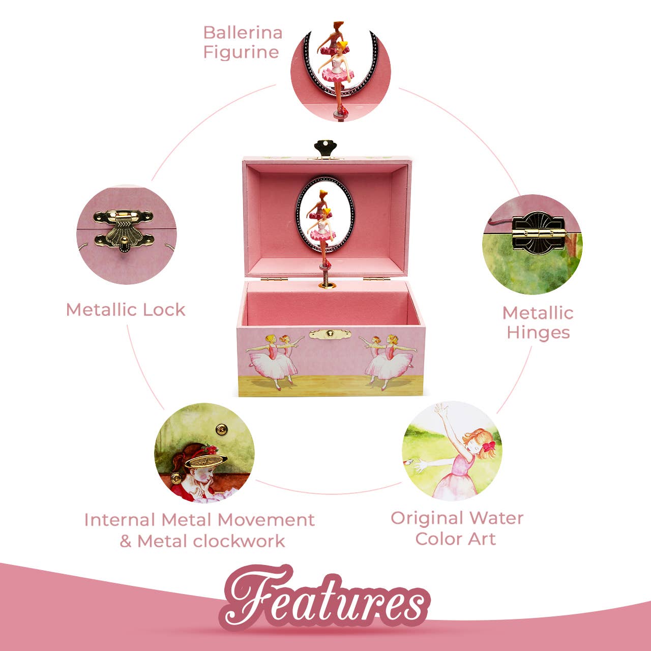 Jewelry Box Ballerina Small