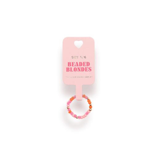 Sprinkle Ring Pinks & Orange