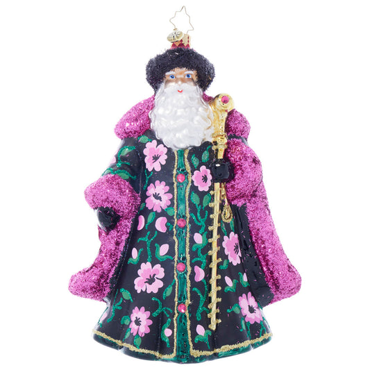 Orn St Nick Midnight Blossom