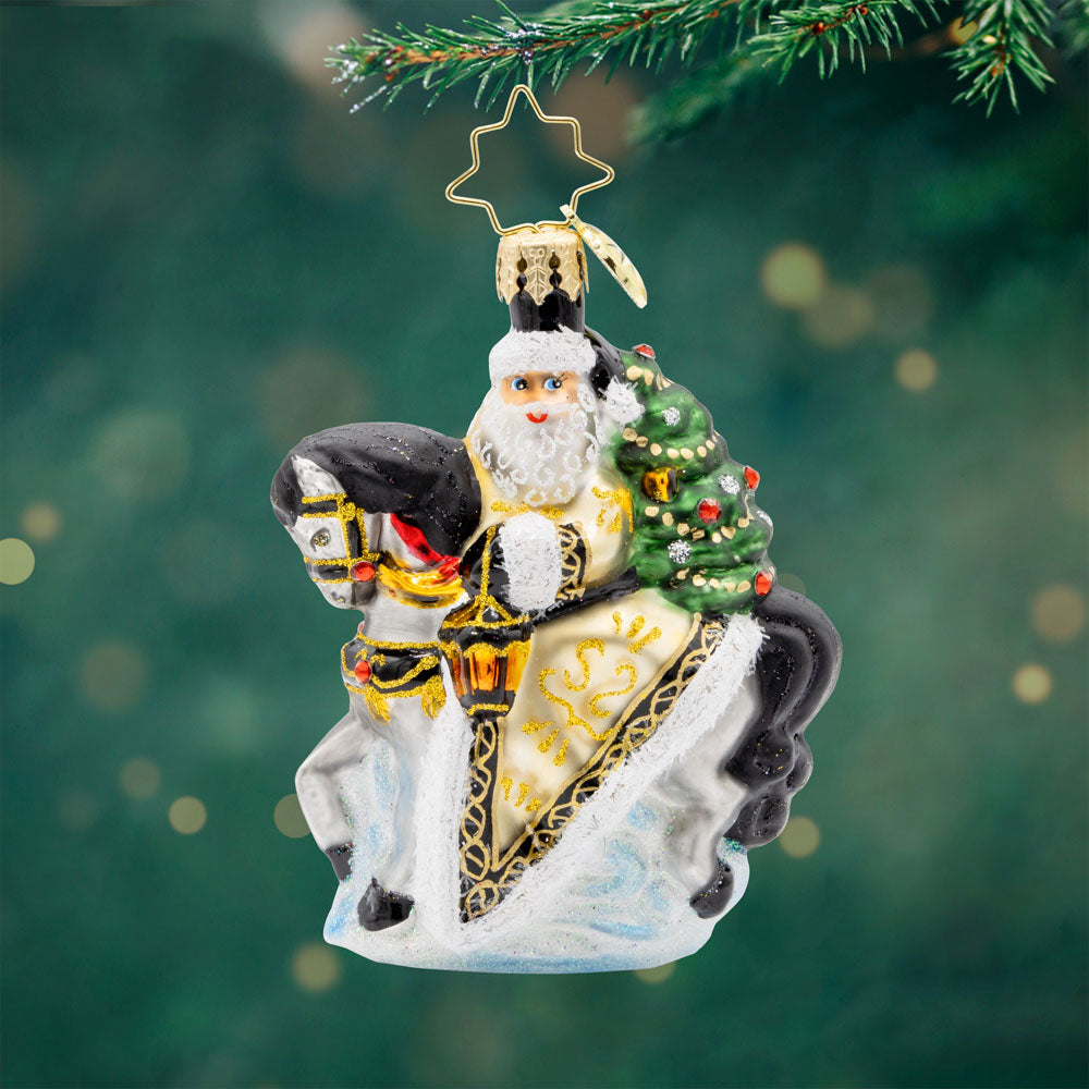 Orn Little Gems Santa 2025
