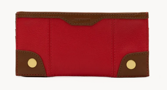 Hammitt 110 NORTH Caramel Apple / Antique Gold WALLET