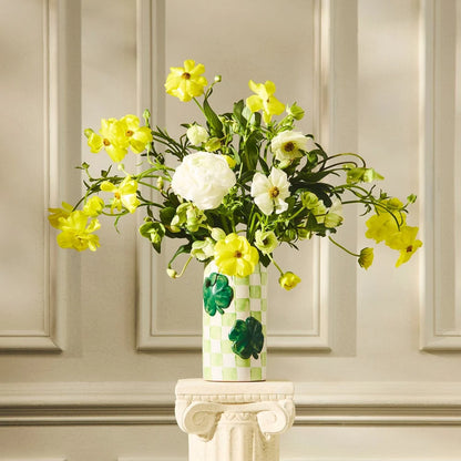 Mackenzie-Childs Vase Clover Collectors Series Edition