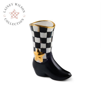 Lainey Wilson x MC Cowboy Boot Bud Vase
