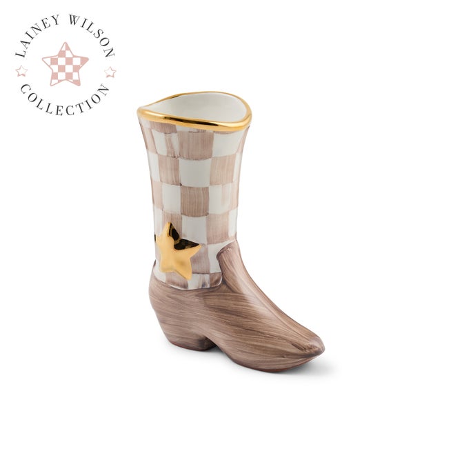 Lainey Wilson x MC Cowboy Boot Bud Vase