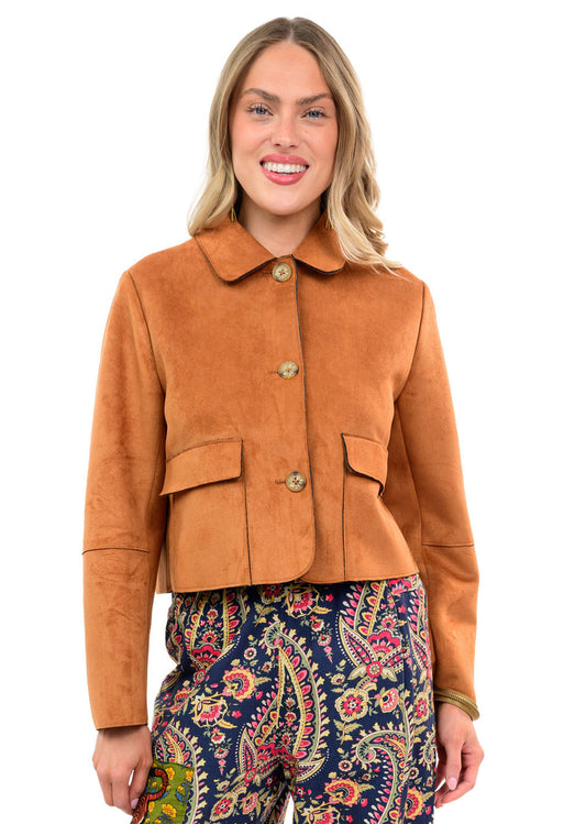 brown suede jacket 