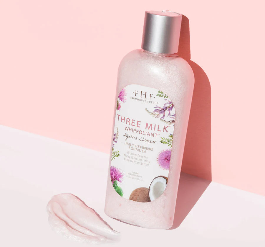 FarmHouse Fresh Face Cleanser Three Milk Whipfoliant Ageless