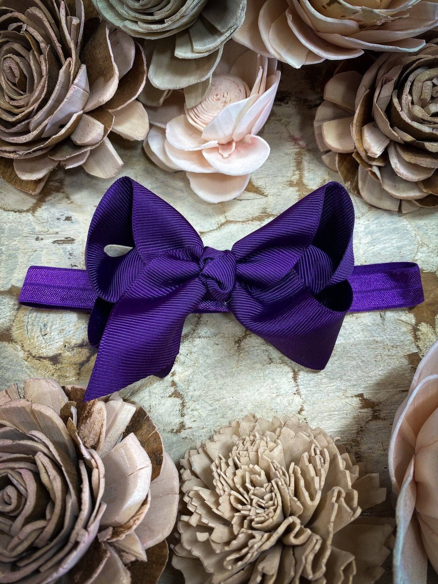 Hair Bow Essential Grosgrain - Headband - 4"