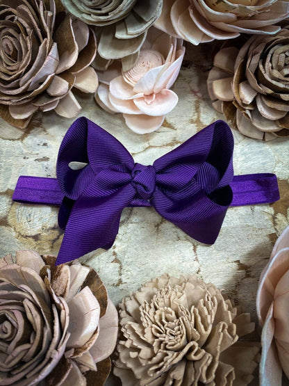 Hair Bow Essential Grosgrain - Headband - 4"
