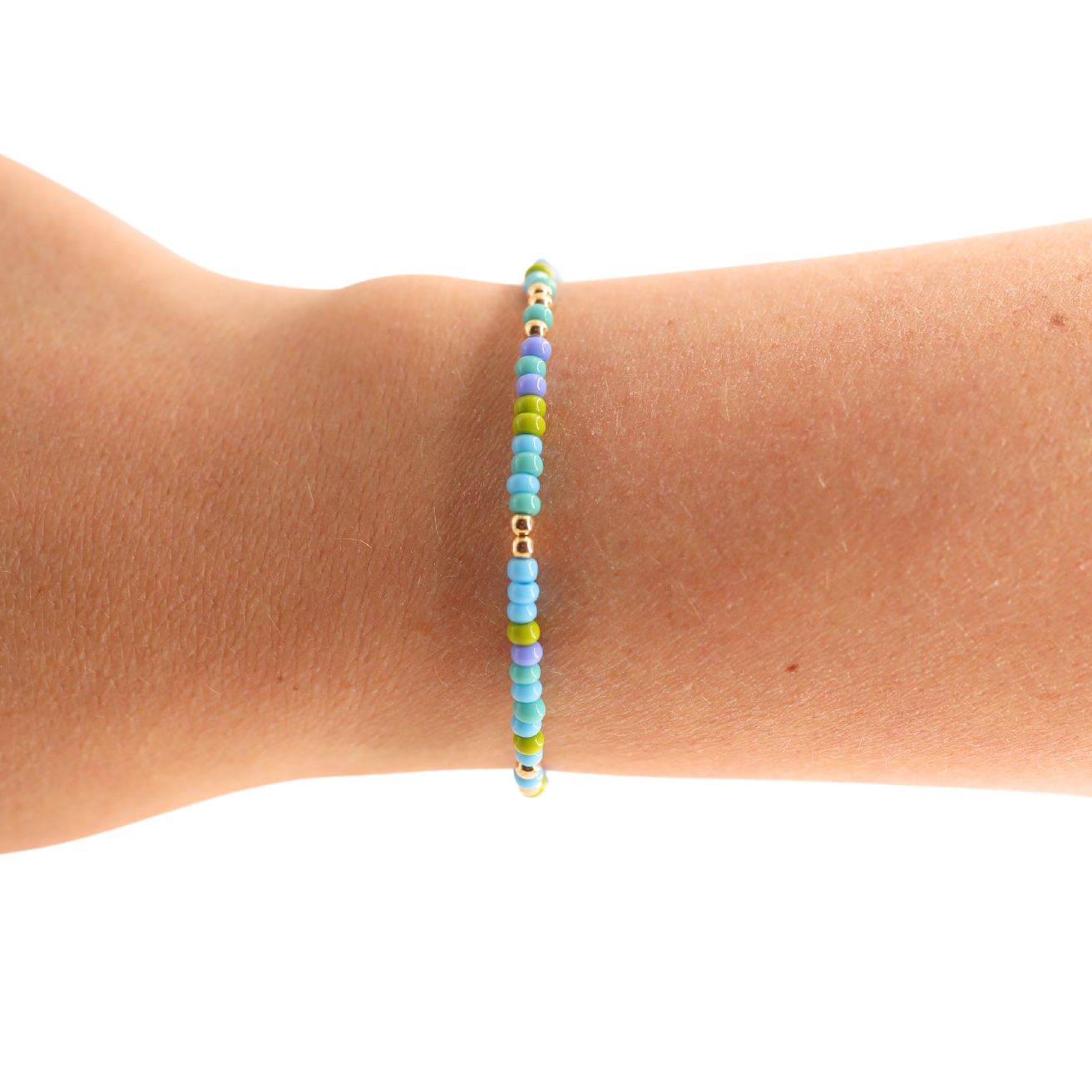 Sprinkle Bracelet Blues & Green