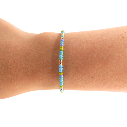 Sprinkle Bracelet Blues & Green