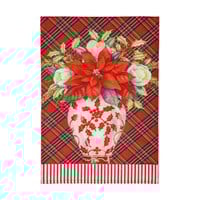 Flag Chinoiserie Christmas Burlap