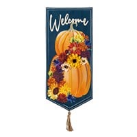 Flag Floral Wrapped Pumpkin