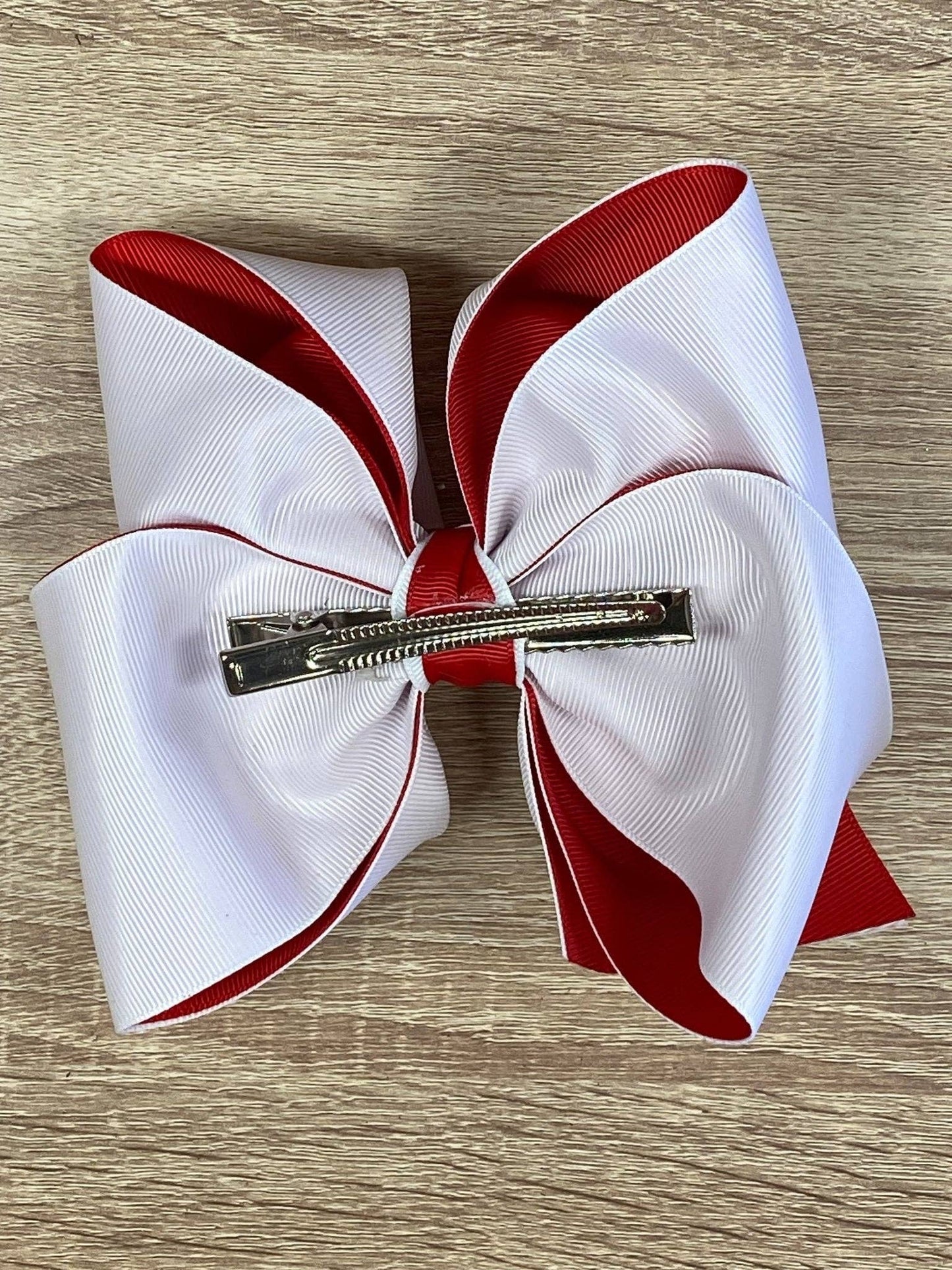 Hair Bow Double Layer School Spirit  Game Day Team
