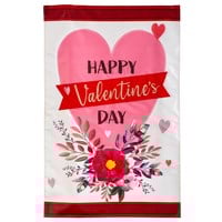 Flag Happy Valentine's Day Heart and Floral Applique House