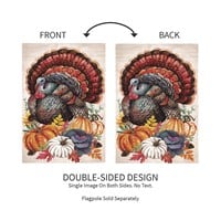 Flag Elaborate Turkey Applique