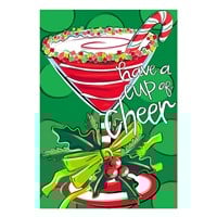 Flag Have A Cup Of Cheer Applique