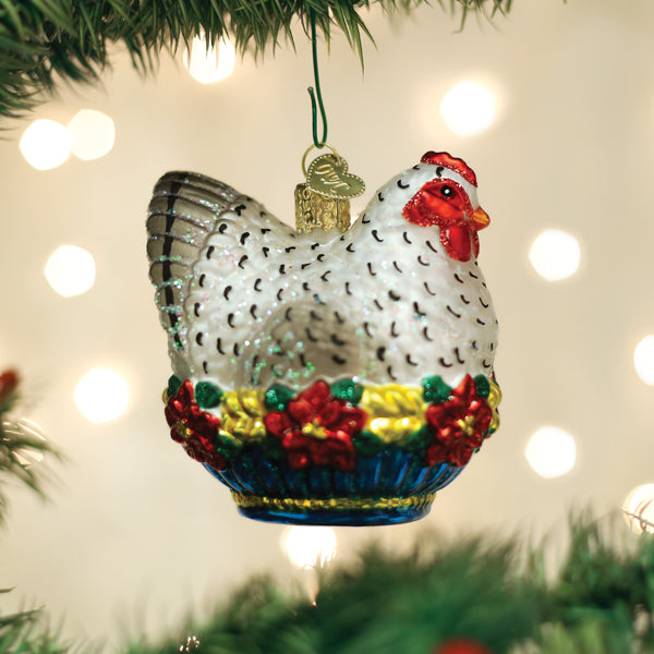 Ornament Hen French