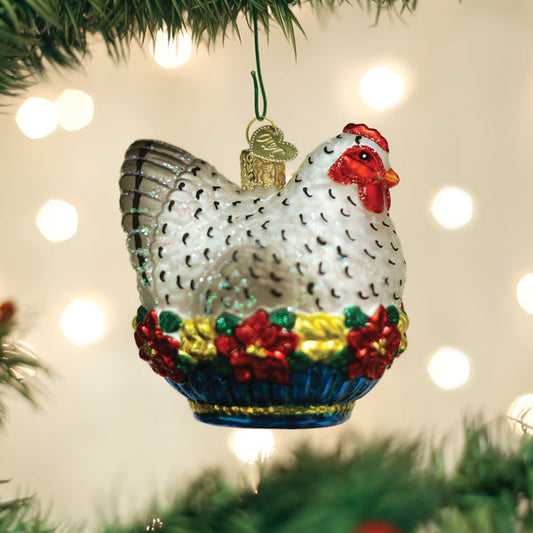 Ornament Hen French