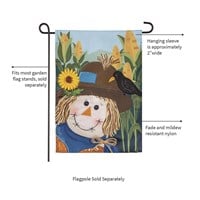 Flag Scarecrow & Friend Applique