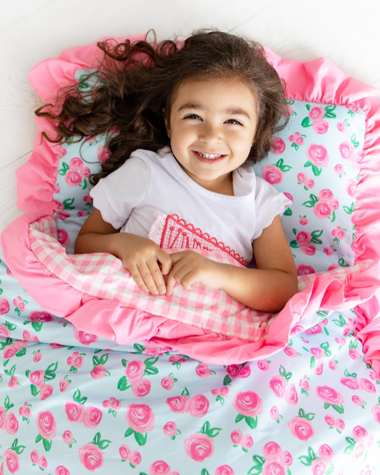 Nap Mat - Watercolor Roses Girls