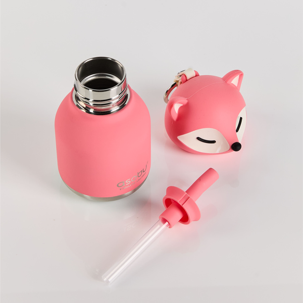 ASOBU Bottle Pink Fox Bestie Mini 6.7oz