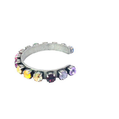 Kiki in Antique Silver Rainbow