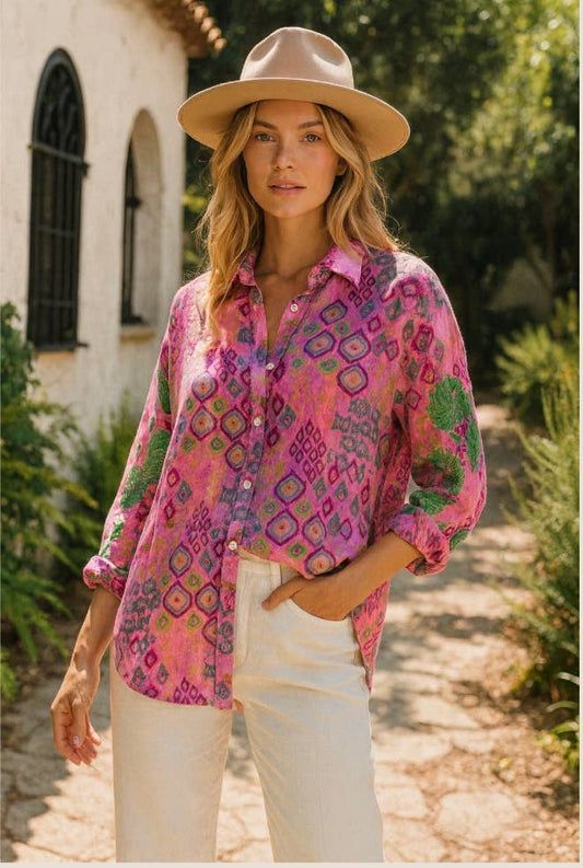 Top Nova Embroidery Voile
