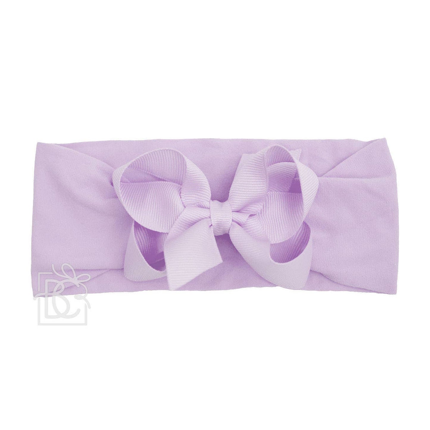Hair Bow WIDE PANTYHOSE HEADBAND W/CLASSIC GROSGRAIN