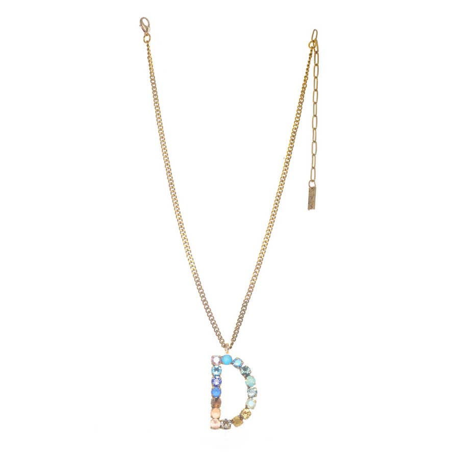 Monogram in Colors Necklace