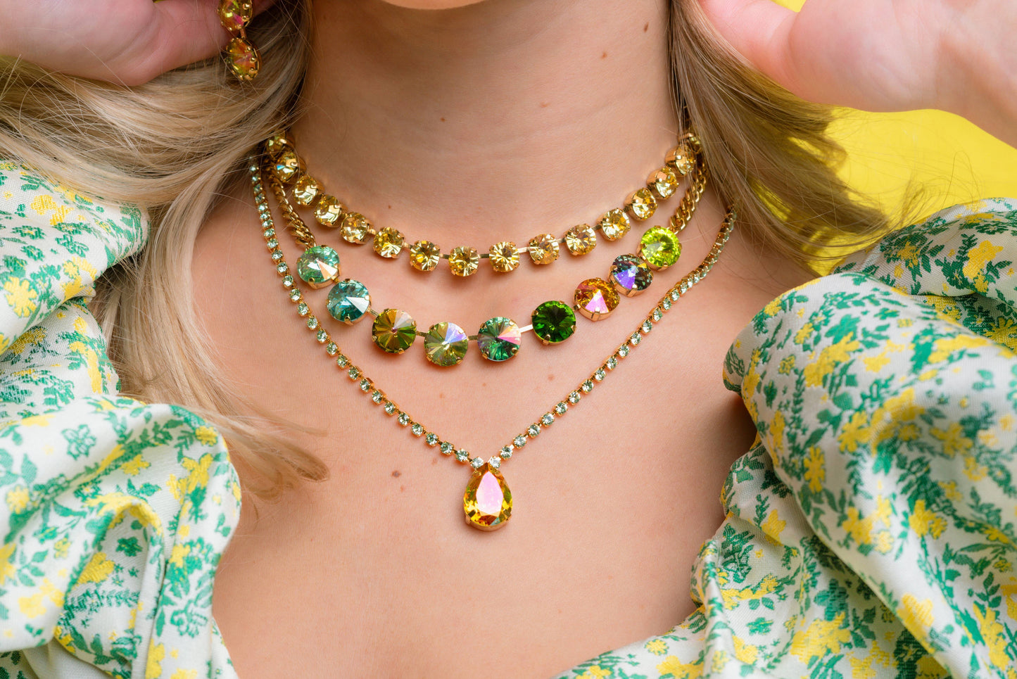 Mini Sofia Necklace in Watermelon