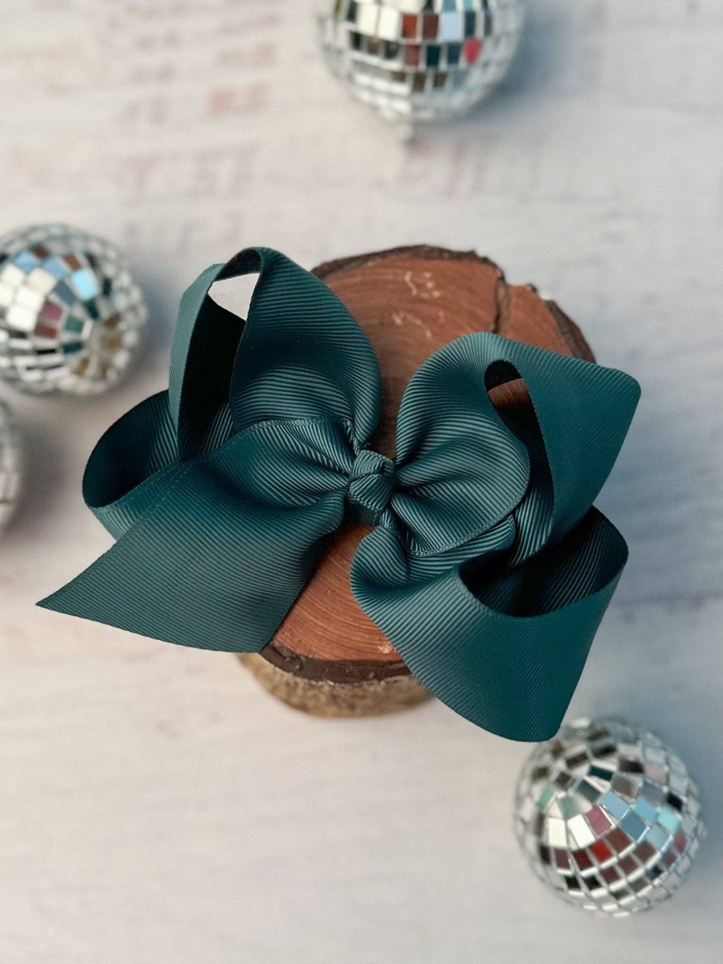 Hair Bow Classic Grosgrain Alligator Clip 4.5"