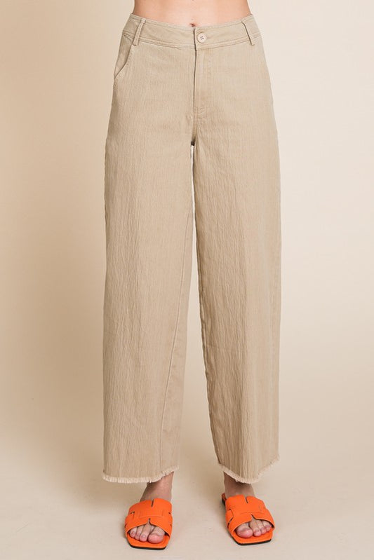 Washing Cotton Loose Pants