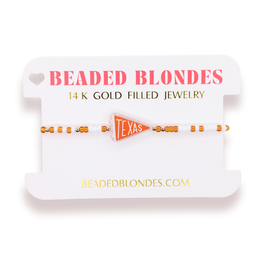 Texas Flag Bracelet on Color