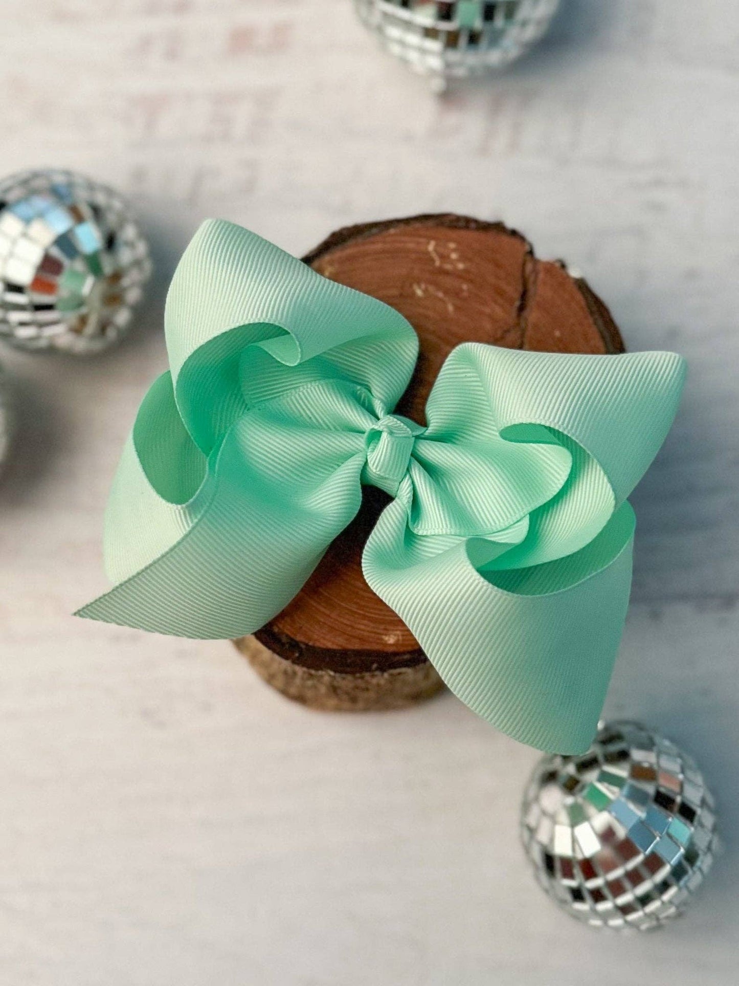 Hair Bow Classic Grosgrain Alligator Clip 4.5"