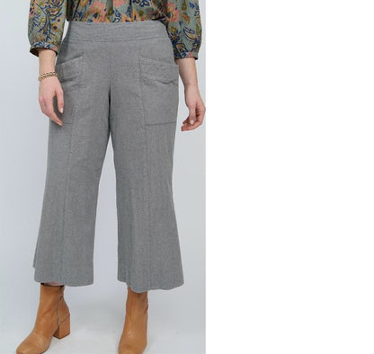 graphite grey crop pant