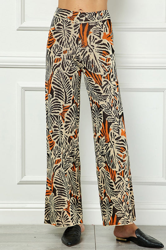 JACQUARD SWEATER PANTS