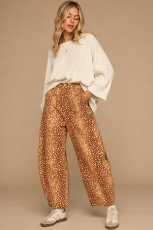 BAMBI BARREL LONG PANTS