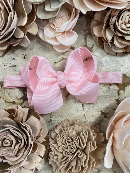 Hair Bow Essential Grosgrain - Headband - 4"