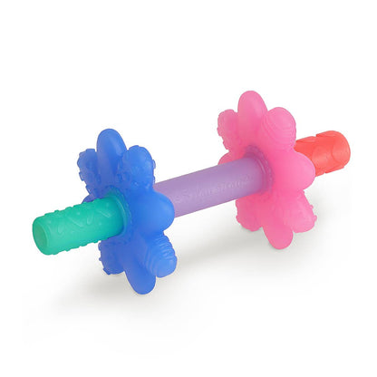 Teether Teensy Tubes™ Pink Rainbow