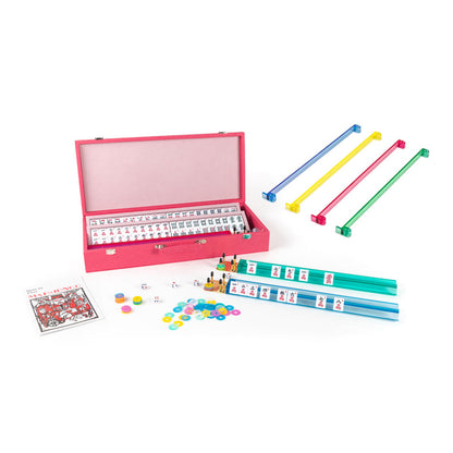 Mahjong Set Flamingo Coast Fuchsia