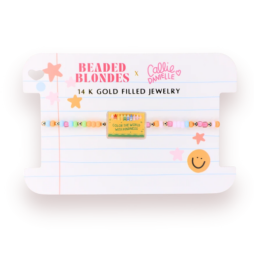 Bracelet Color the World with Kindess Crayon Box