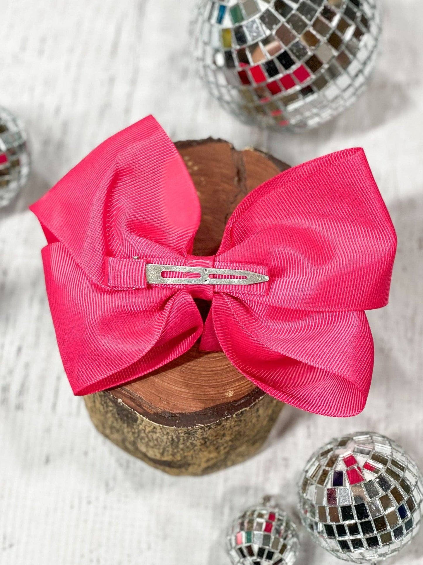 Hair Bow Classic Grosgrain Alligator Clip 4.5"