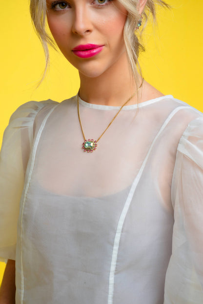 Sisi Necklace in Watermelon