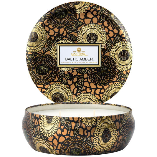 Candle Tin Baltic Amber
