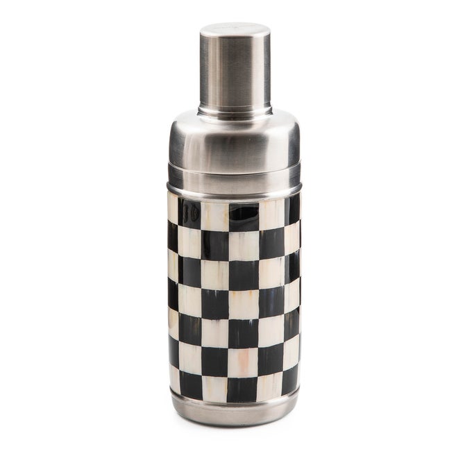 Mackenzie-Childs 3260 Cocktail Shaker Courtly Check