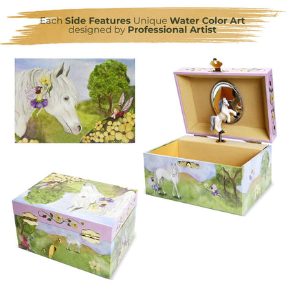Jewelry Box Fairy Horse Small